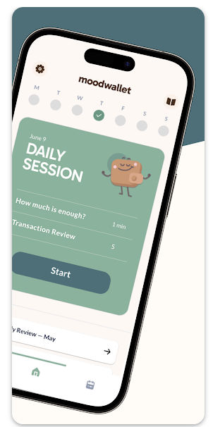 MoodWallet — sessione giornaliera